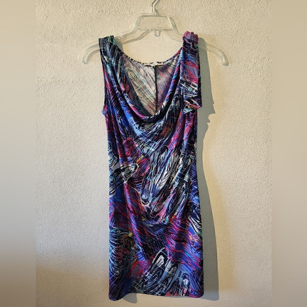 Lily summer dress size medium pink purple blue...light material